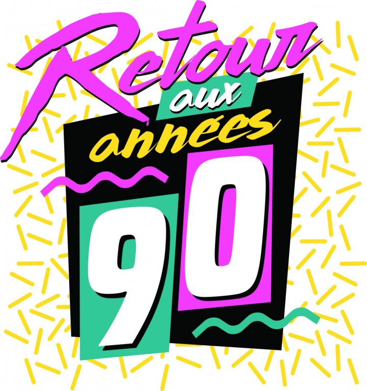 Logo Années 90 - Productions Hakim